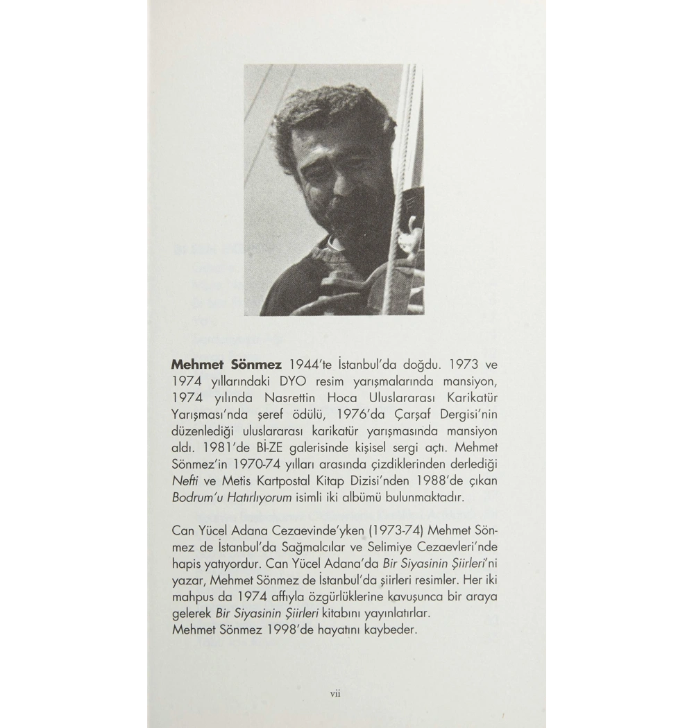 Bir Siyasinin Şiirleri Can Yücel İş Bankası