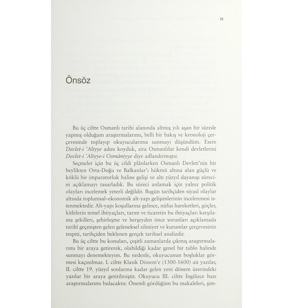 Devleti Aliyye Osmanlı İmparatorluğu Üzerine Araştırmalar 1 Halil İnalcık