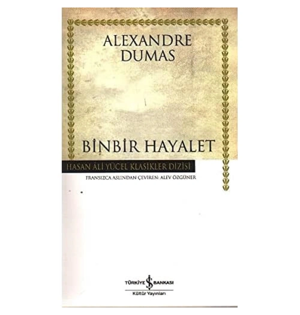 Binbir Hayalet -K.Kapak İş Bankası Kültür Yay.