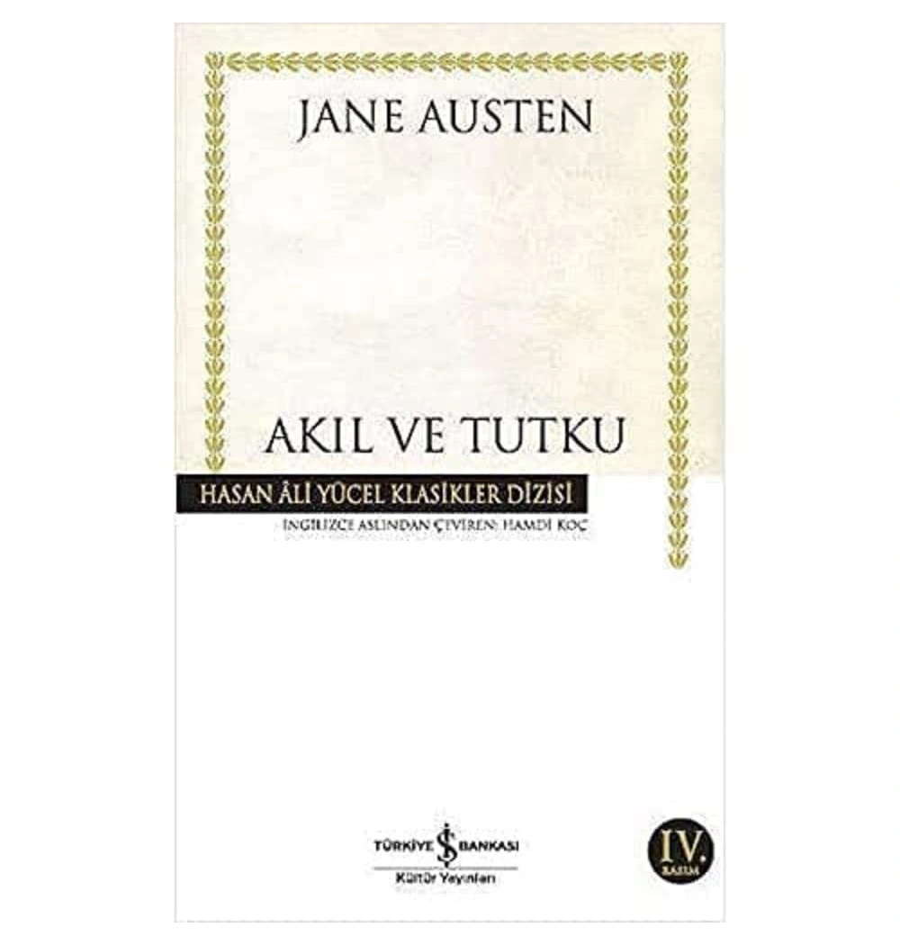 Akıl Ve Tutku Jane Austın Ciltli İş Bnk