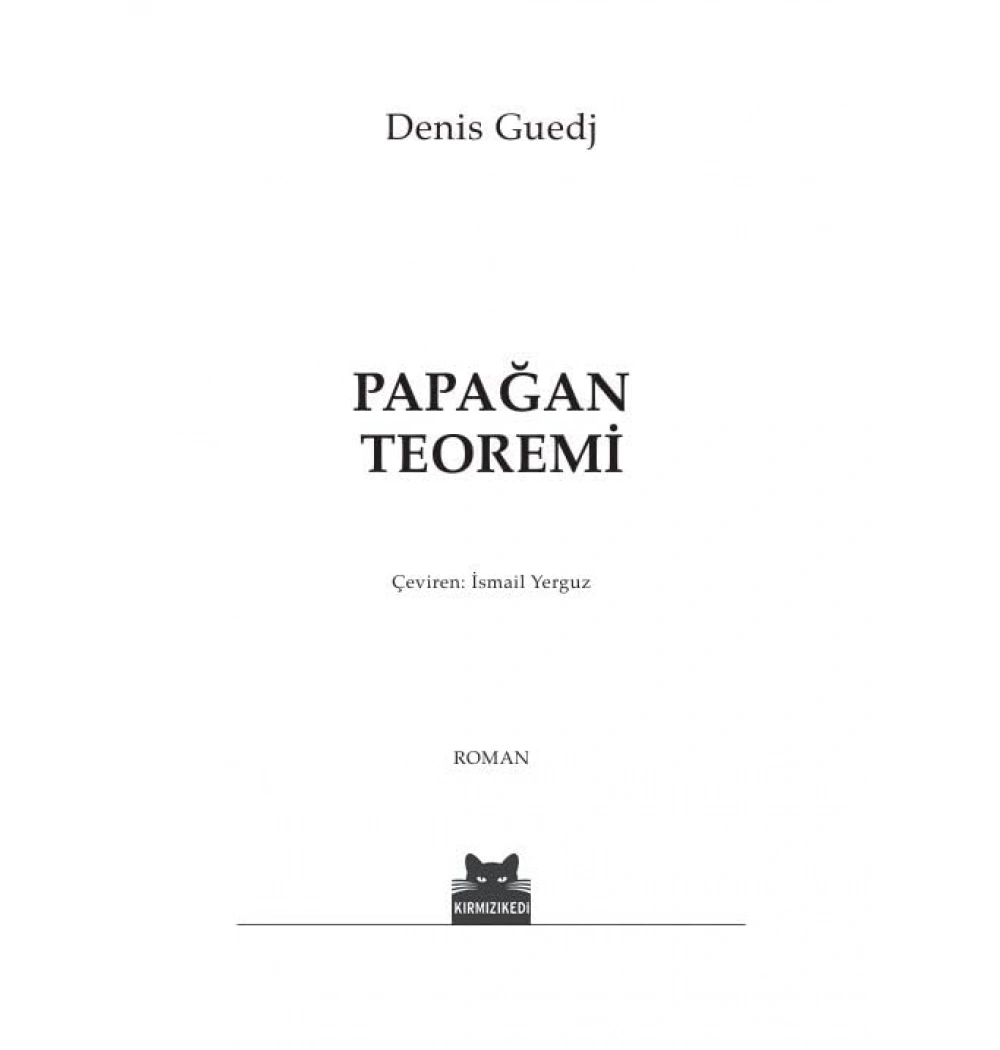 Papağan Teoremi Denis Guedj Kırmızıkedi