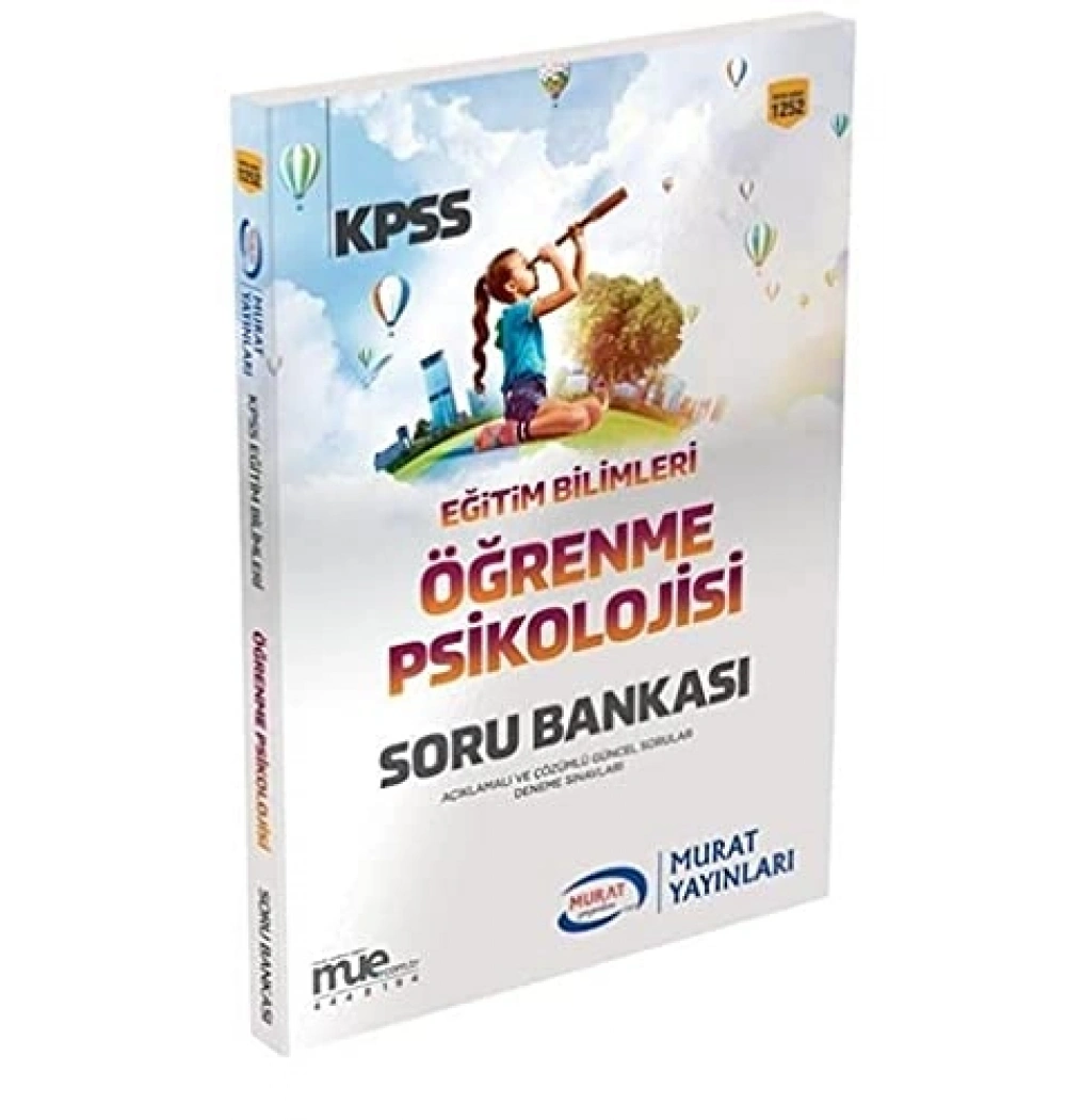 Murat 1252 Eğitim Bilimleri Öğrenme Psikolojisi Soru Bankası