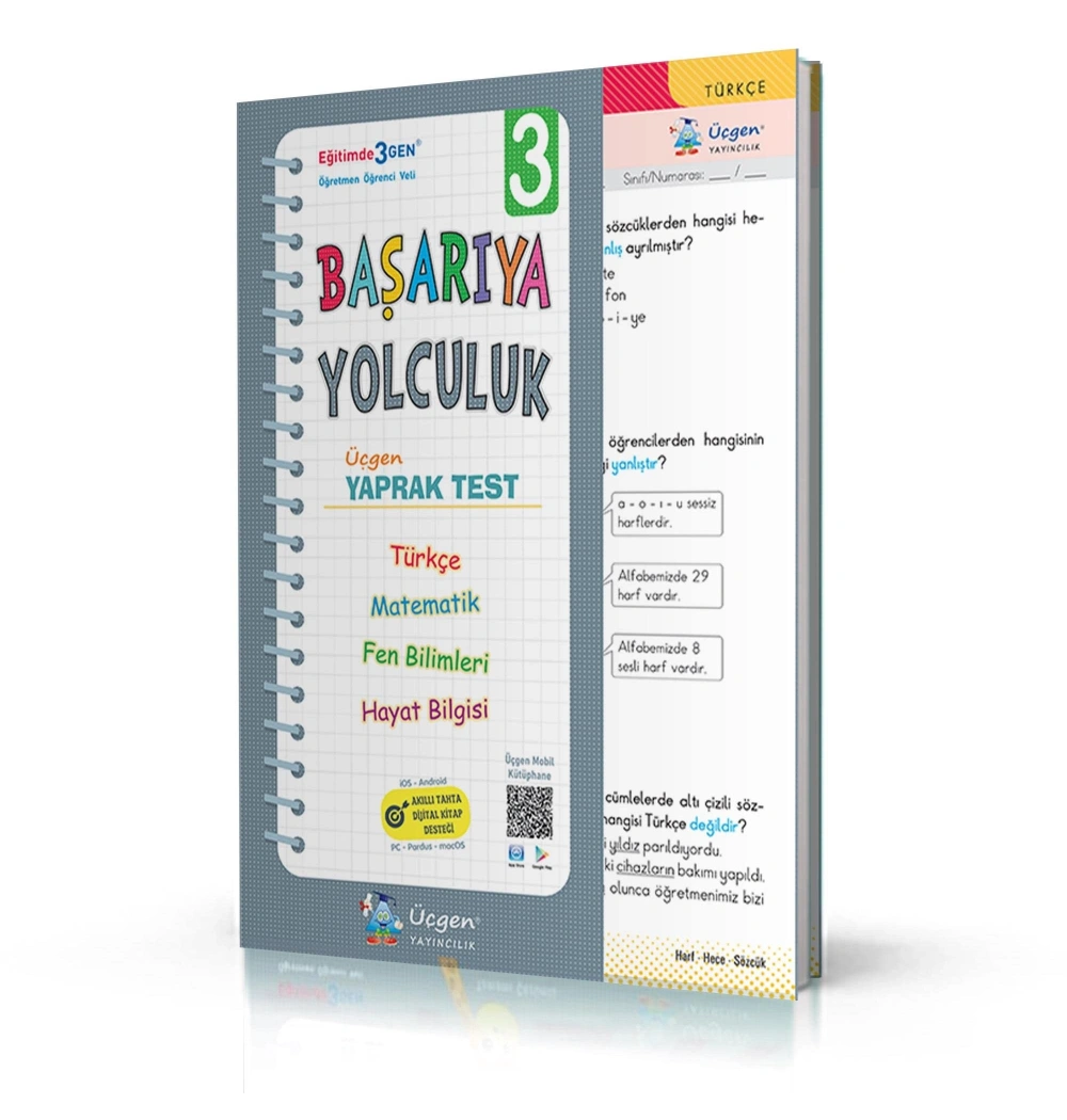 Üçgen 3.Sınıf Başarıya Yolculuk Yaprak Test