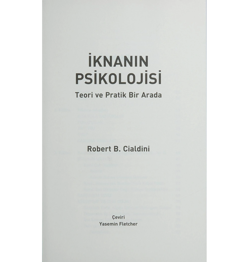 İknanın Psikolojisi. Robert B.Cıaldını  Mediacat