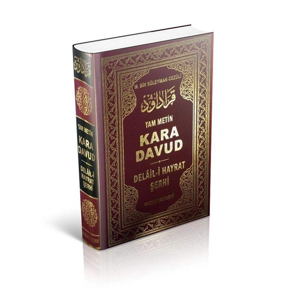 Kara Davud Delaili Hayrat Şerhi Büyük Boy Ciltli Şamua Huzur