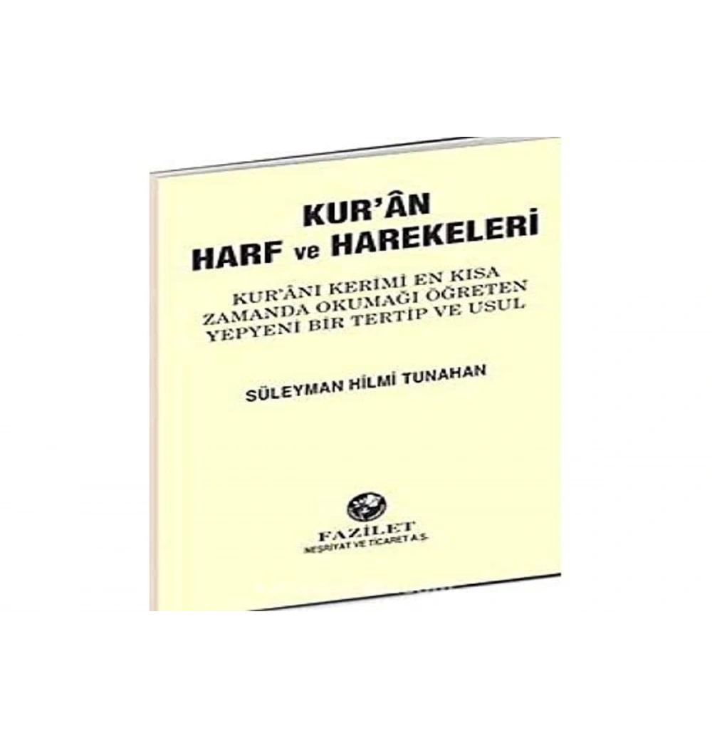 Kuran Harf Ve Harekeleri-  Büyük Boy- Fazilet