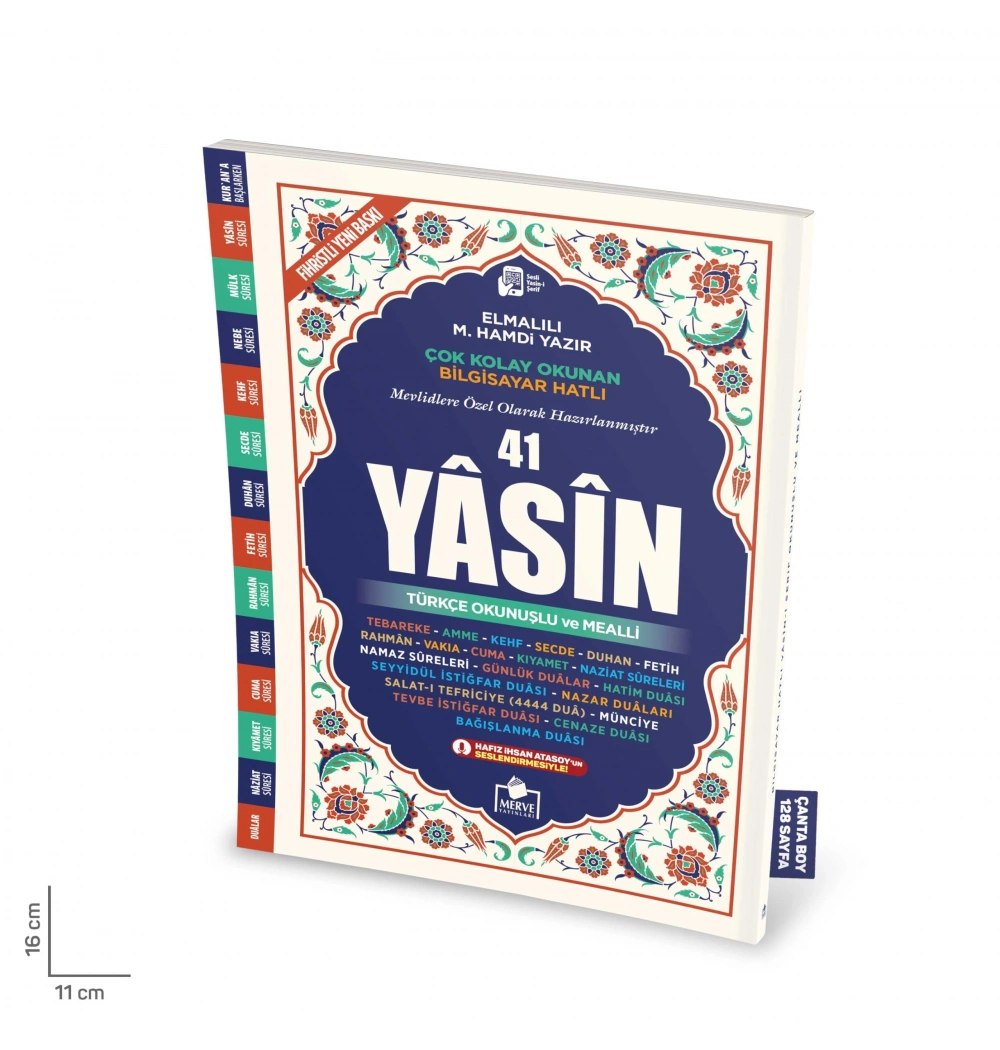 Merve Yasin 006 Fihristli Çanta Boy Türkçeli 128 Sf)