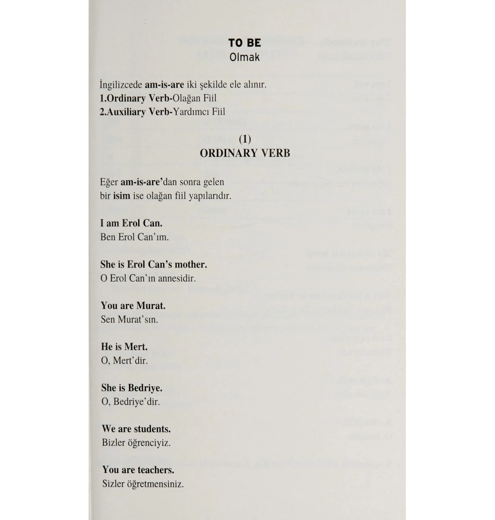 Öğreten İngilizce Dönüşümlü Yakamoz