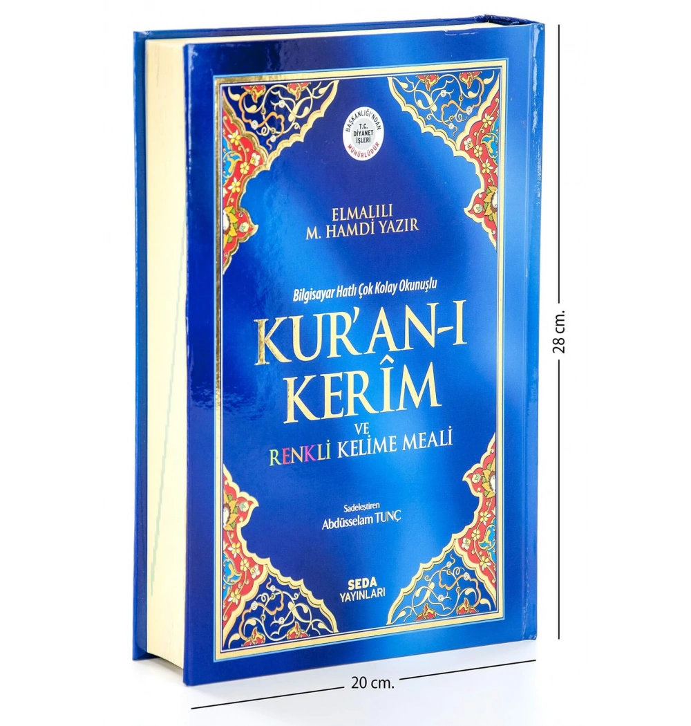 Seda 153 Rahle Boy Satıraltı  Kelime Mealli Kuranı Kerim
