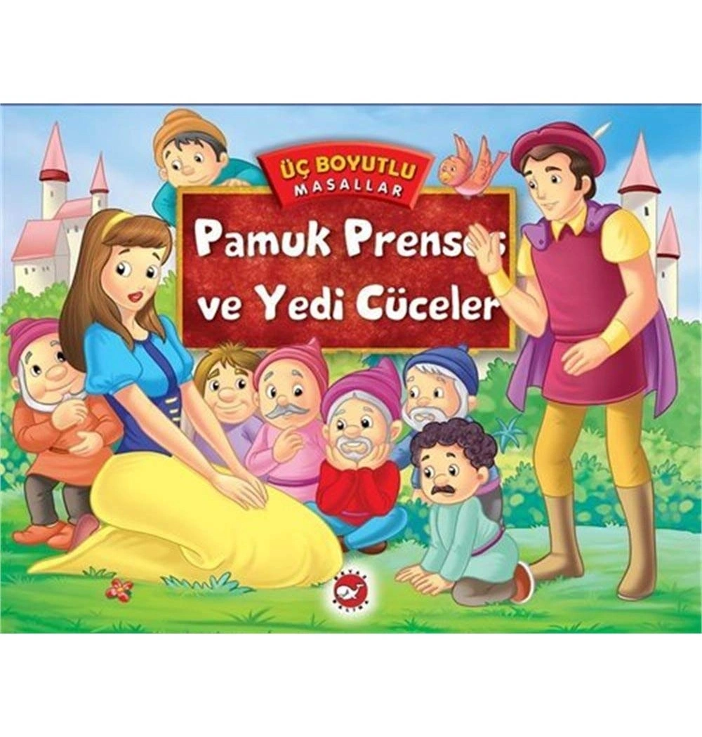 Pamuk Prenses Ve Yedi Cüceler Üç Boyutlu Masallar Beyaz Balina