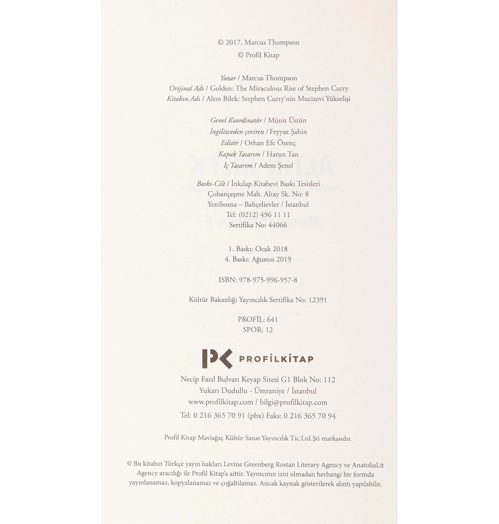 Altin Bilek Marcus Thompson Profil