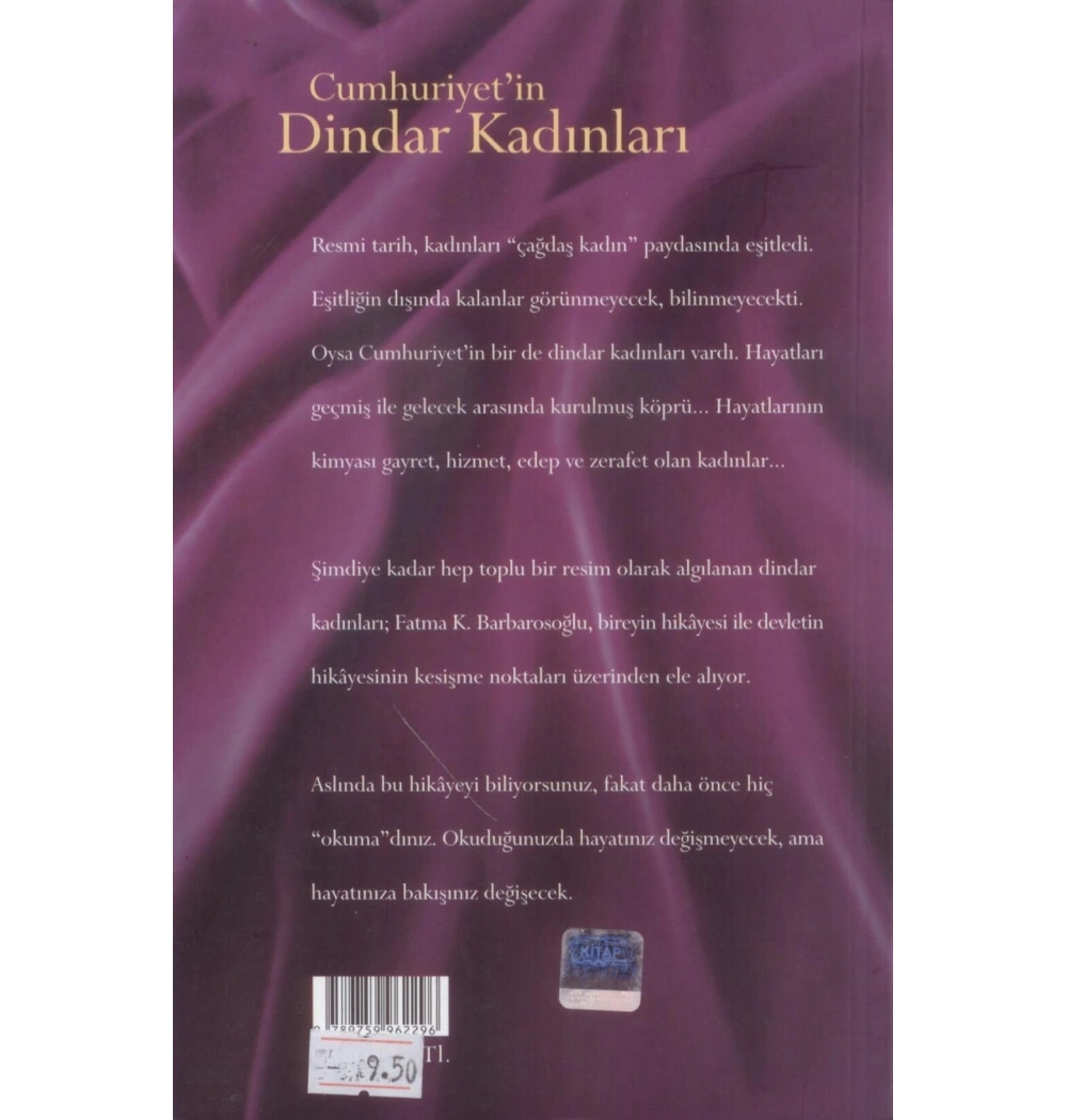 Cumhuriyetin Dindar Kadinlari Fatma Barbarosoğlu Profil Yayınları