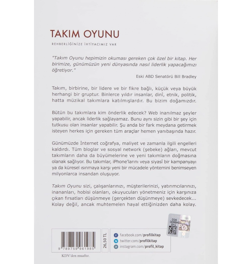 Takim Oyunu Seth Godin Profil