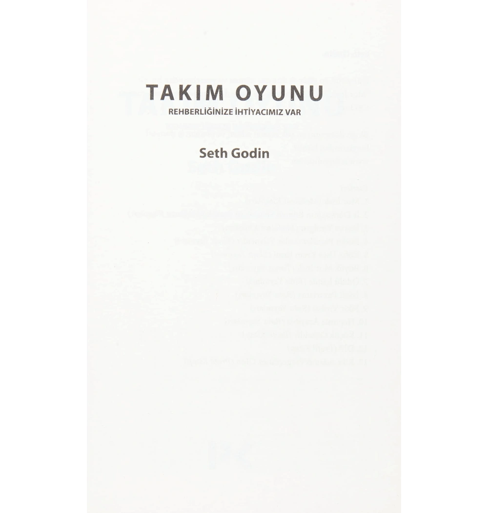 Takim Oyunu Seth Godin Profil