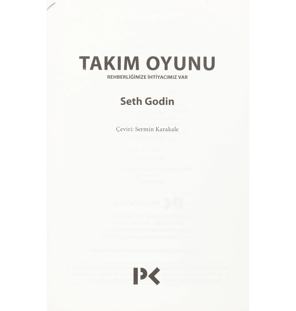 Takim Oyunu Seth Godin Profil