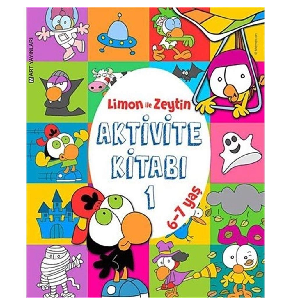 LİMON İLE ZEYTİN AKTİVİTE KİTABI 1- 6-7 YAŞ