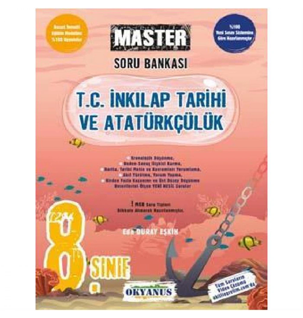 Okyanus 8.Sınıf İnkilap Tarihi Soru Bankası Master