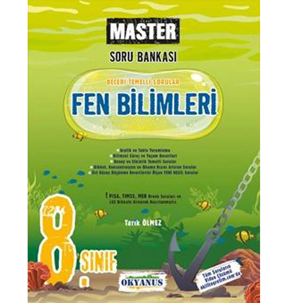 Okyanus 8.Sınıf Fen Bilimleri Soru Bankası Master