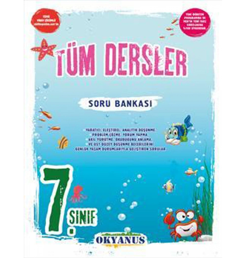 Okyanus 7.Sınıf Tüm Dersler Soru Bankası