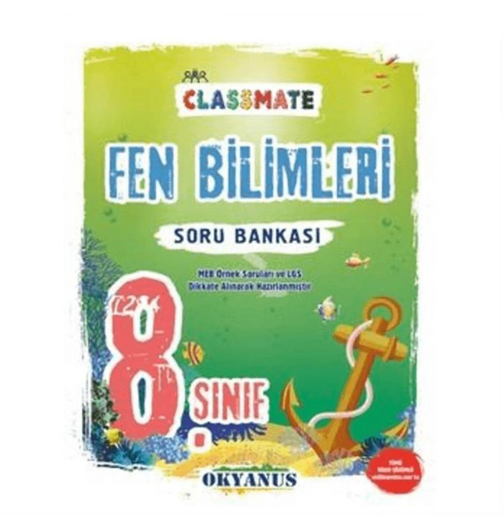 Okyanus 8.Sınıf Fen Bilimleri Soru Bankası Classmate