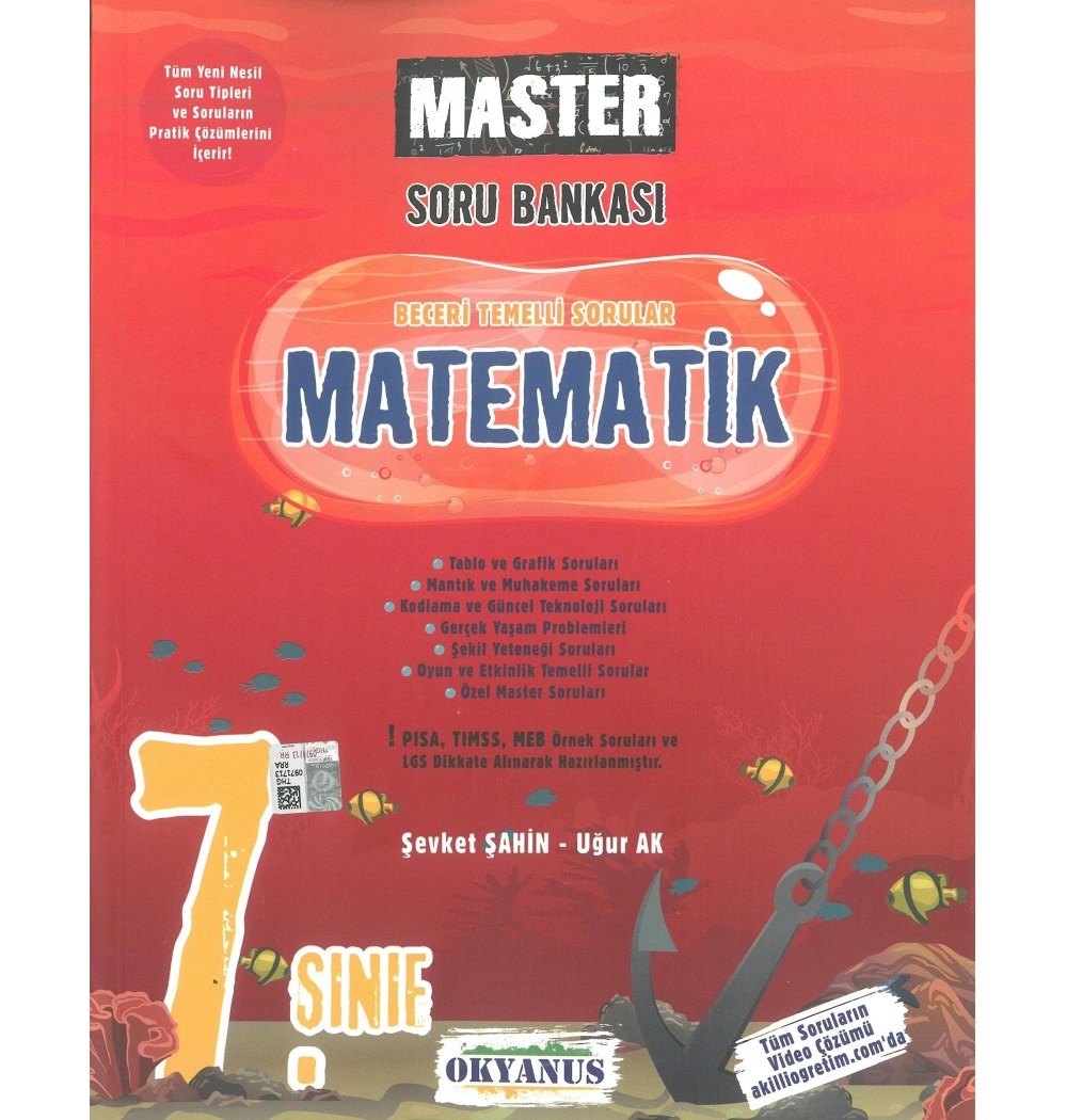 Okyanus 7.Sınıf Matematik Master Soru Bankası