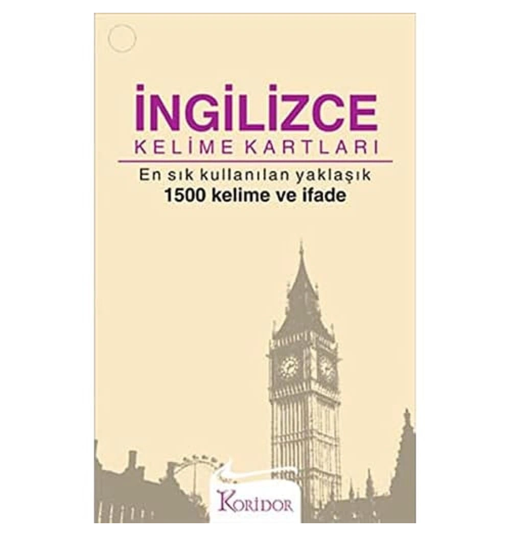 İngilizce Kelime Kartları Koridor Yayın