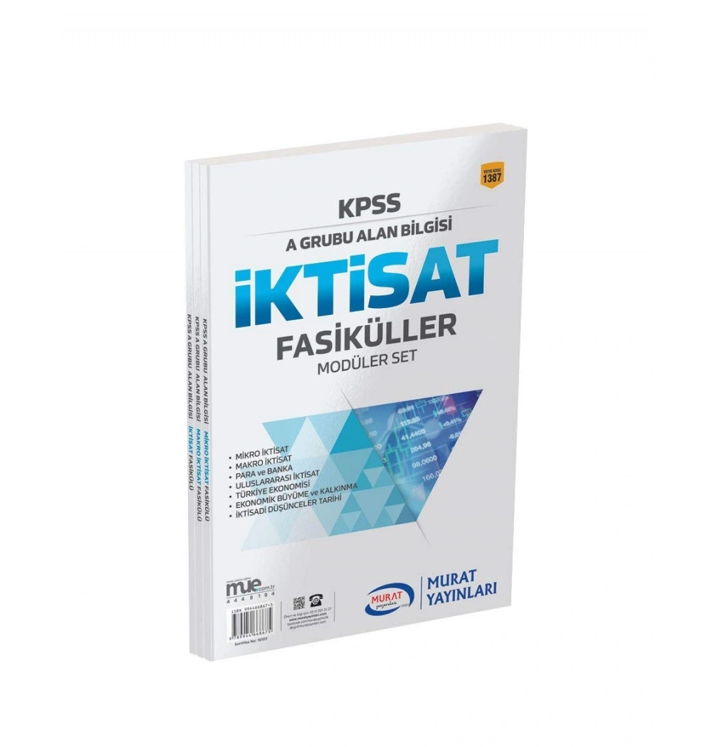 Murat 1387 Kpss İktisat Fasikül Modüler Set