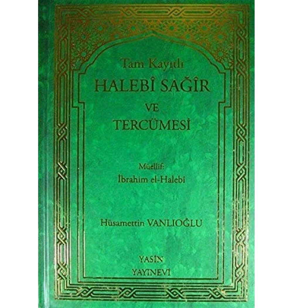 Tam Kayıtlı Halebi Sağir Tercümesi- Şamua-Ciltli-Terc-  Hüsamettin Vanlıoğlu