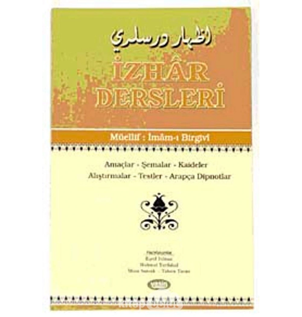 İzhar Dersleri.İmamı Birgivi   Yasin