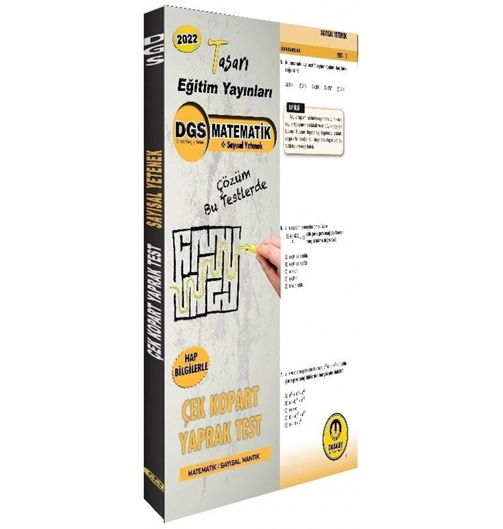 Tasarı 2022 Dgs Matematik Yaprak Test