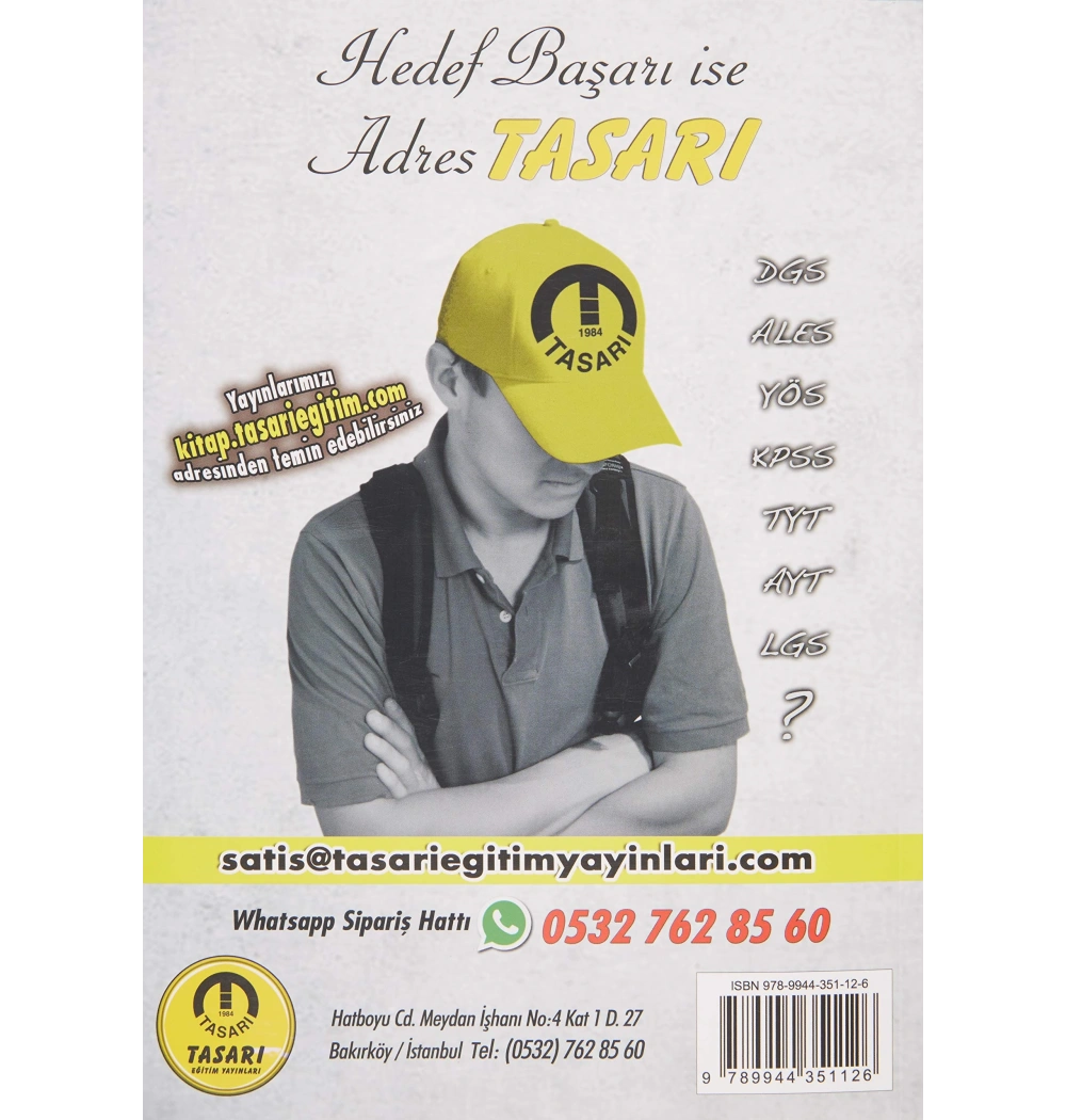 Tasarı Dgs Matematik Çözümlü Soru Bankası