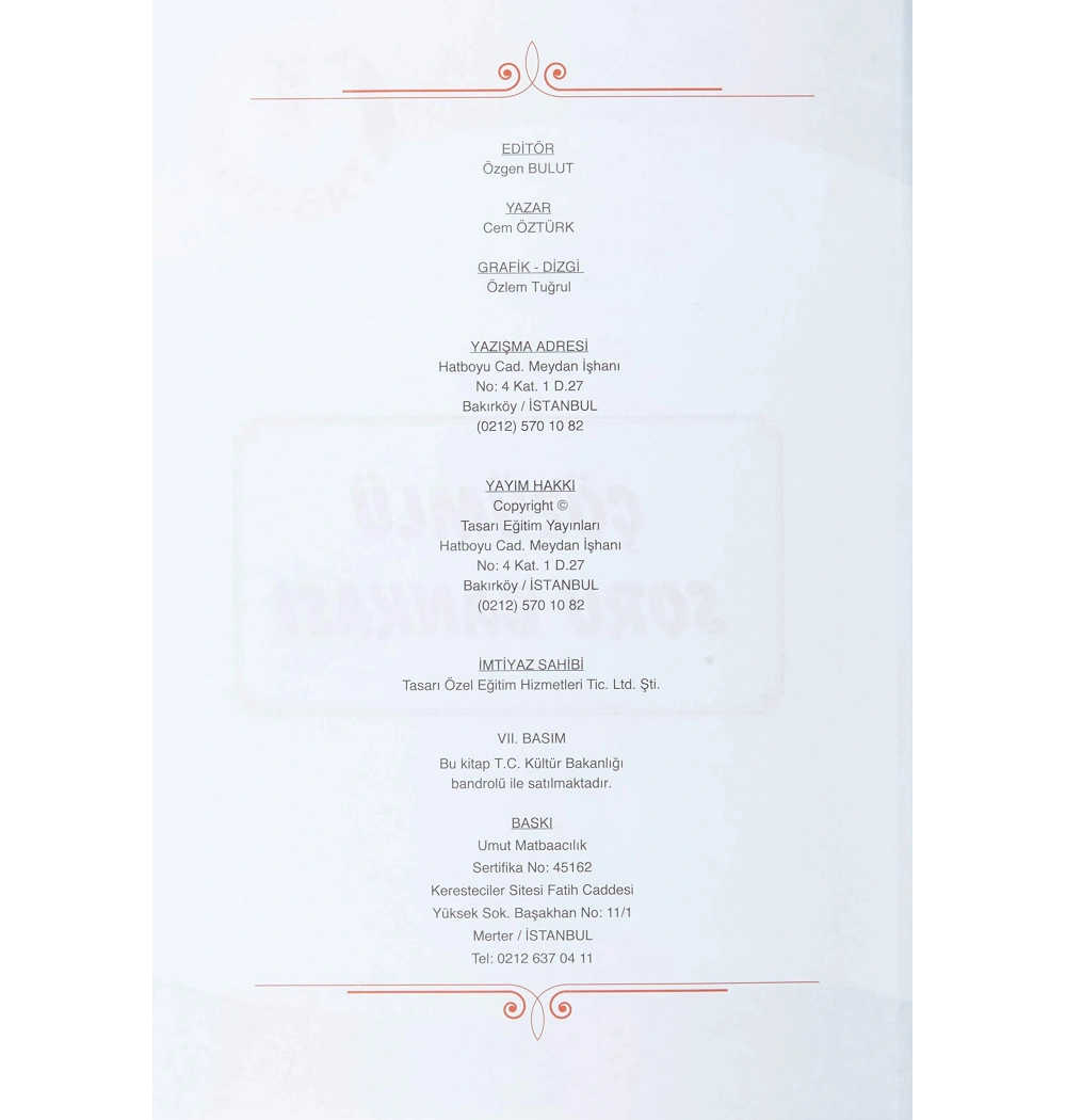 Tasarı Dgs Matematik Çözümlü Soru Bankası