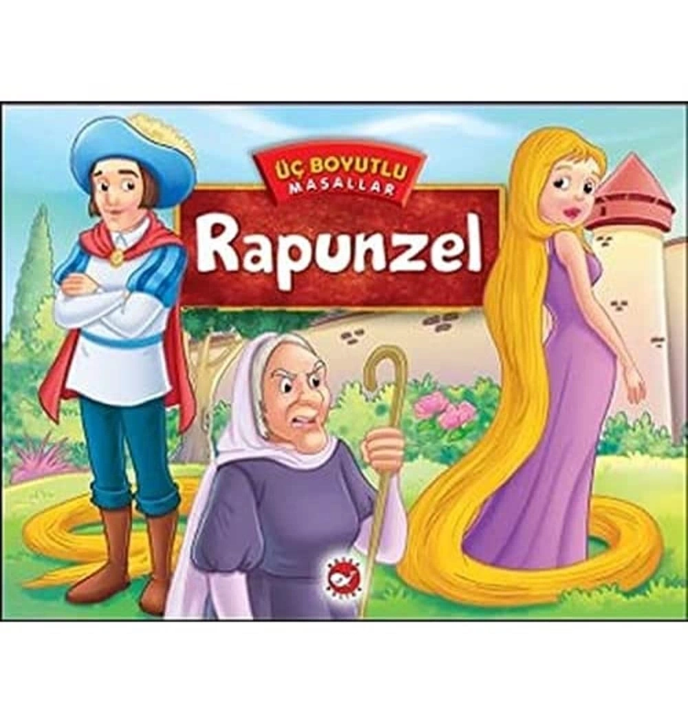 Rapunzel Üç Boyutlu Masallar Beyaz Balina