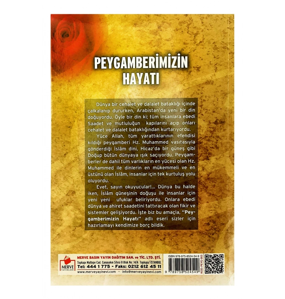 Peygamberimizin Hayatı Dergi Boy -Merve