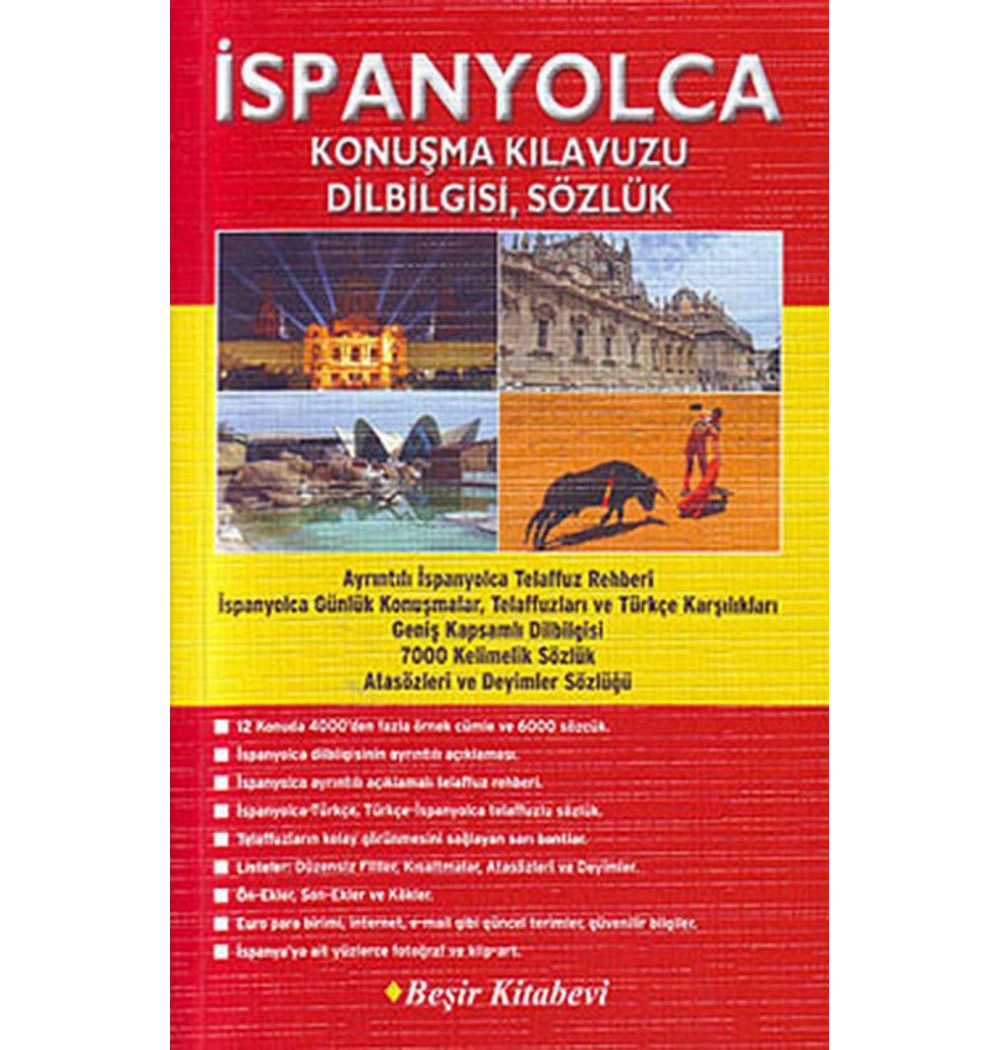 İspanyolca Konuşma Klavuzu-Renkli- Beşir Kitabevi