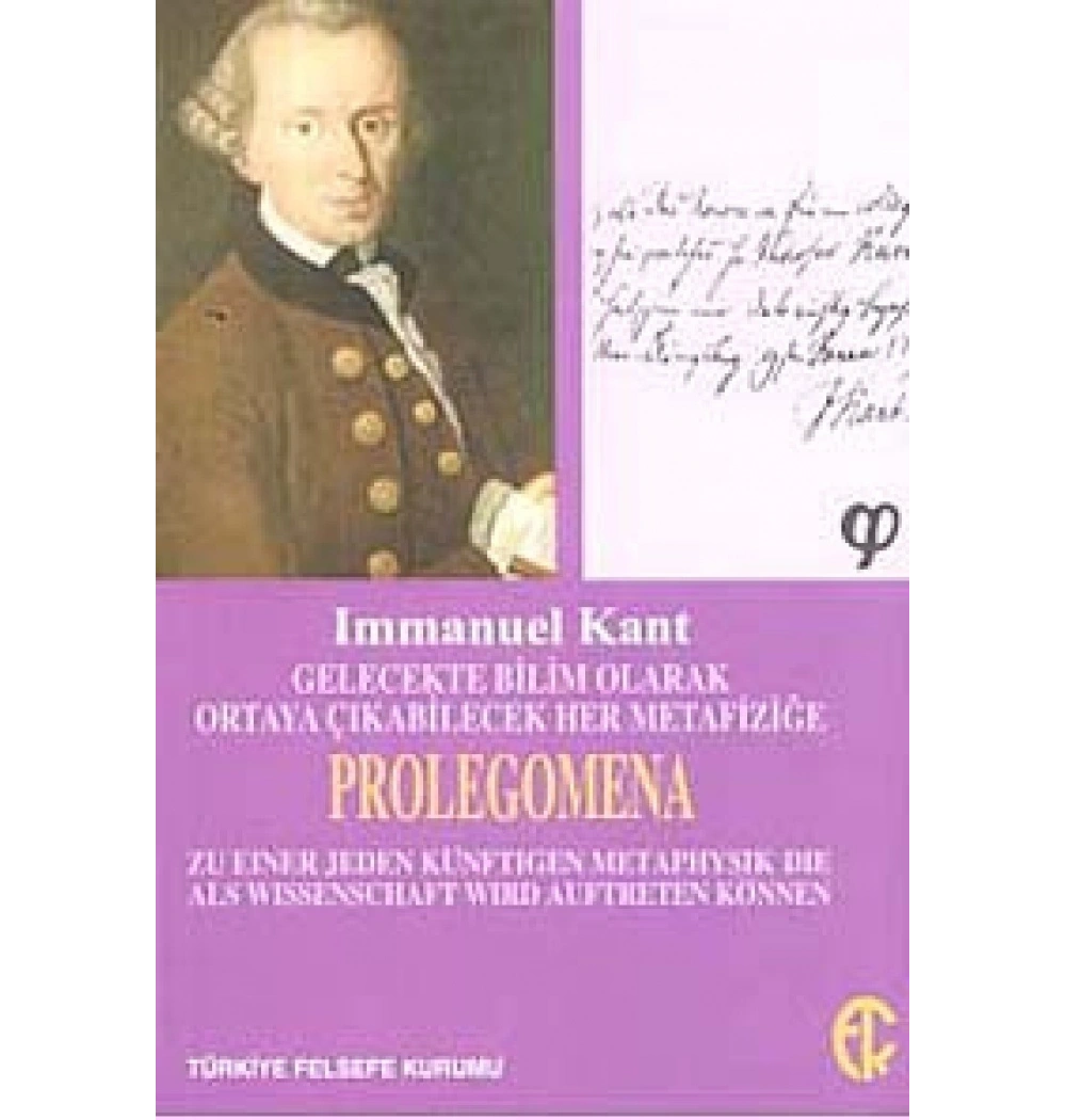 Gelecekte Bilim Olarak Ort.Çık.Metafiziğe Prolegomena