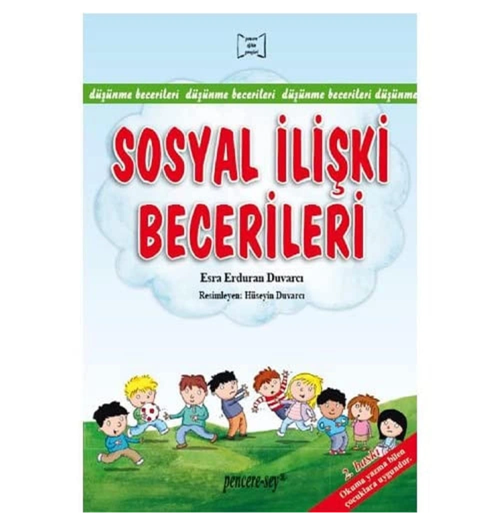 Sosyal Ilişki Becerileri.Esra Erduran Pencere