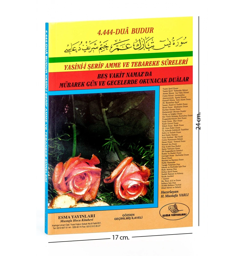 Esma 001 Yasin Orta Boy Üçlü Yasin Cüzü