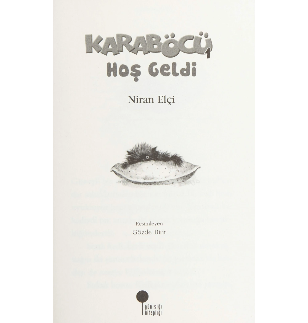 Karaböcü Hoş Geldi Günışığı