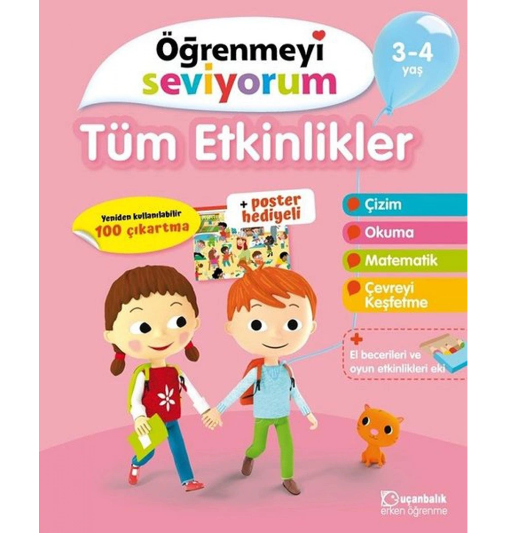 Öğrenmeyi Seviyorum Tüm Etkinlikleri 3-4 Yaş Uçanbalık