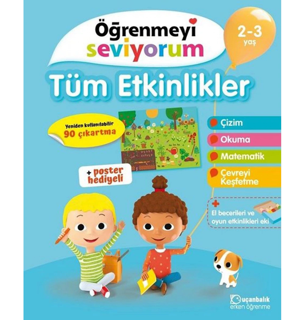 Öğrenmeyi Seviyorum Tüm Etkinlikler 2-3 Yaş Uçanbalık