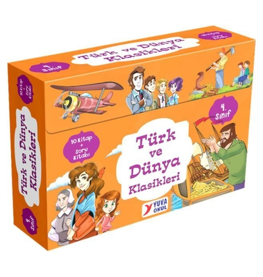 Türk Ve Dünya Klasikleri 4.Sınıf 10 Kitap Yuva Yayın