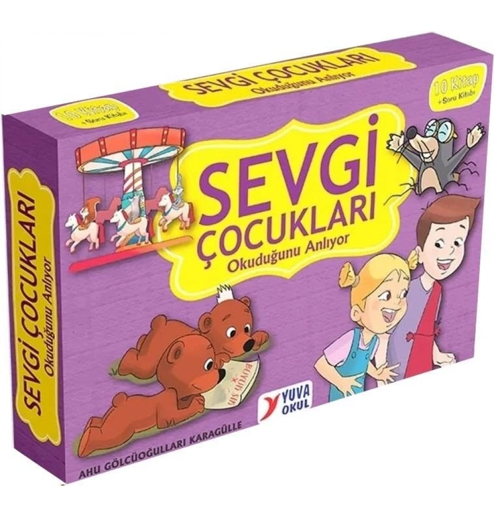 Sevgi Çocukları Okuduğunu Anlıyor 10 Kitap 3.Sınıf   Yuva Yayın