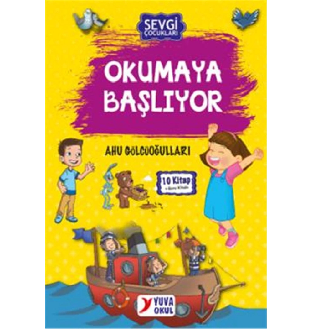 Sevgi Çocukları Okumaya Başlıyor   1.Sınıf   10 Kitap   Yuva