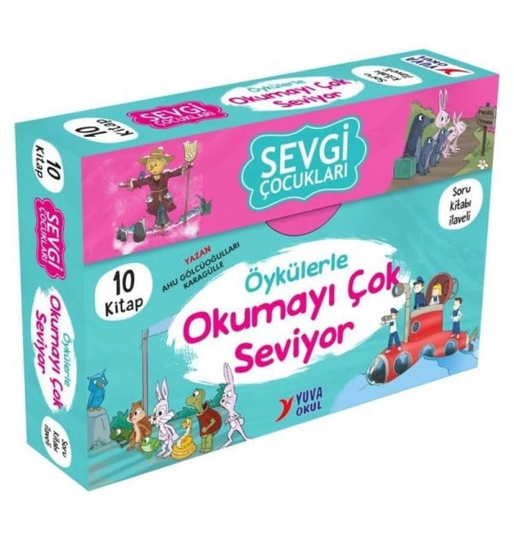 Sevgi Çocukları Okumayı Seviyor 10 Kitap  3-4 Sınıf   Yuva Yayın