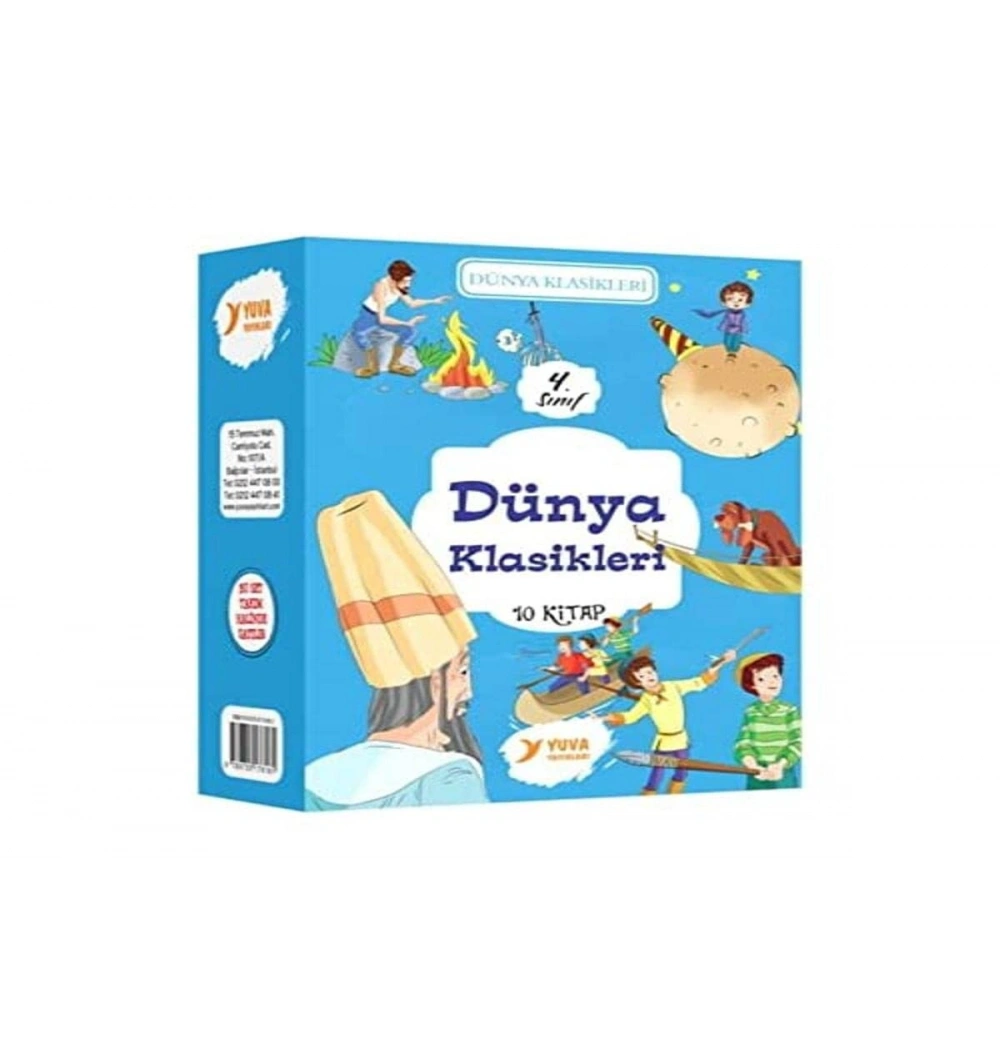 Dünya Klasikleri 10 Kitap      4.Sınıf  Yuva Yayınları