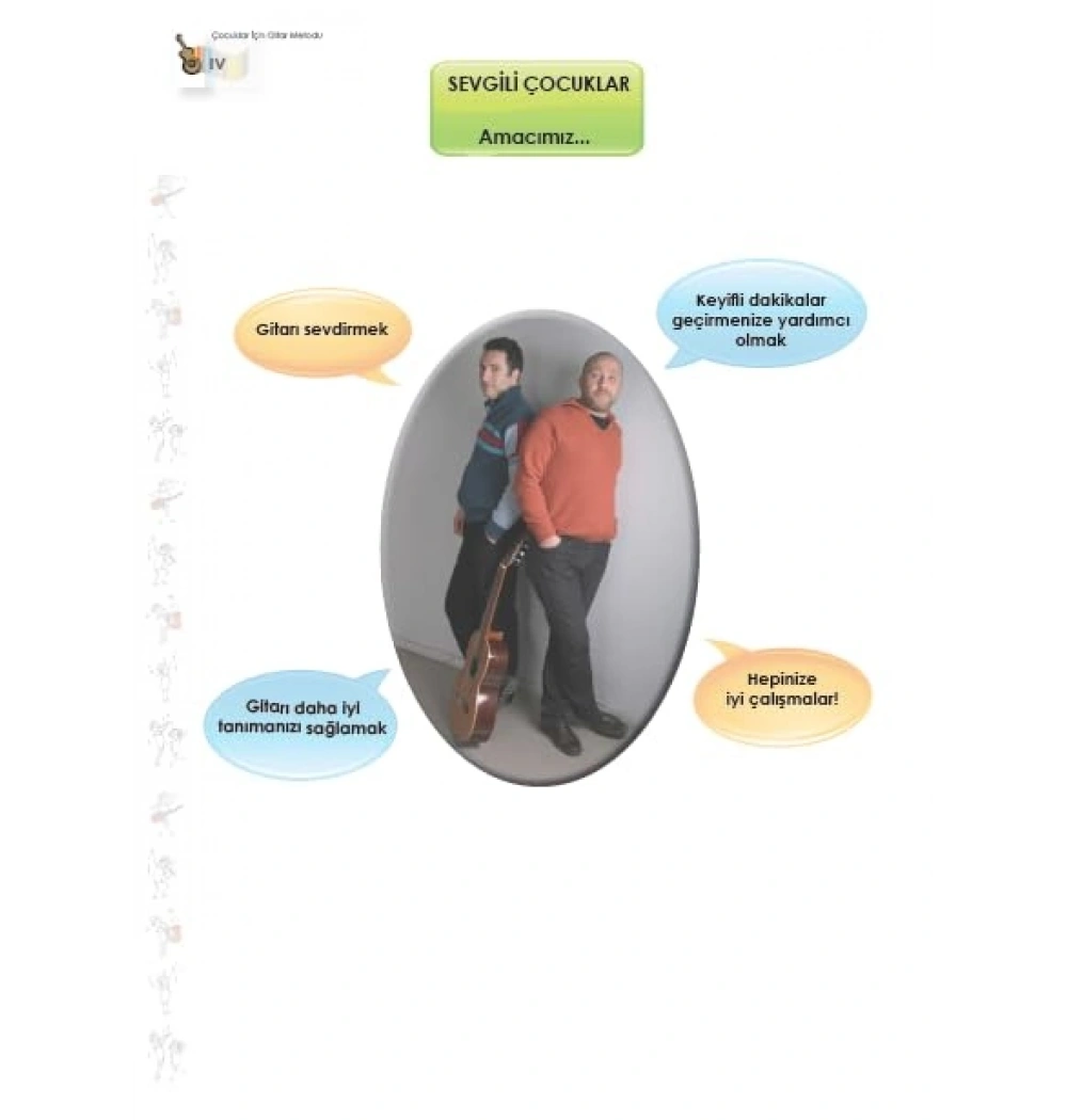 Çocuklar İçin Gitar Metodu Bülent İşbilen Arkadaş Yayın