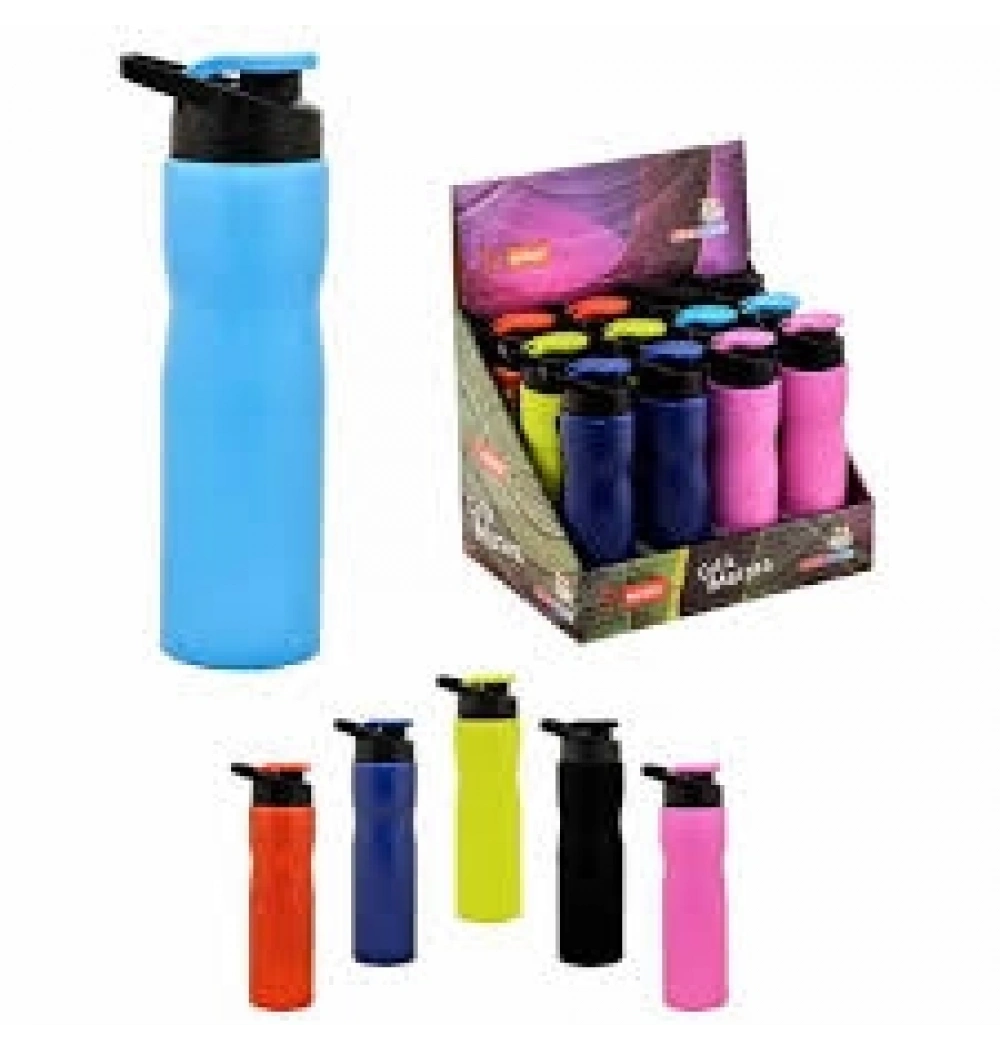 Mikro Mt-2628 Çelik Matara 750 Mm (Siyah- Mor - Mavi- Turuncu- Pembe)