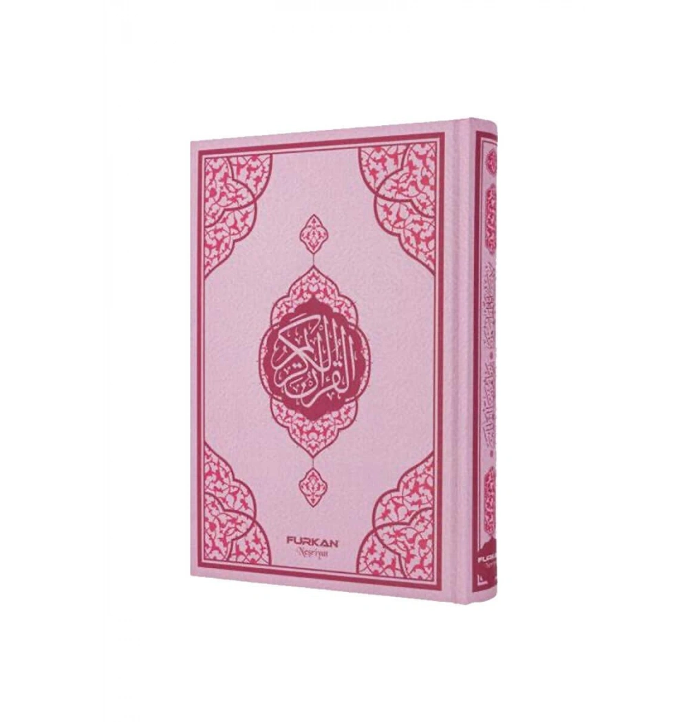 Furkan 17046 Orta Boy Termo Deri Kuranı-ı Kerim Fuşya