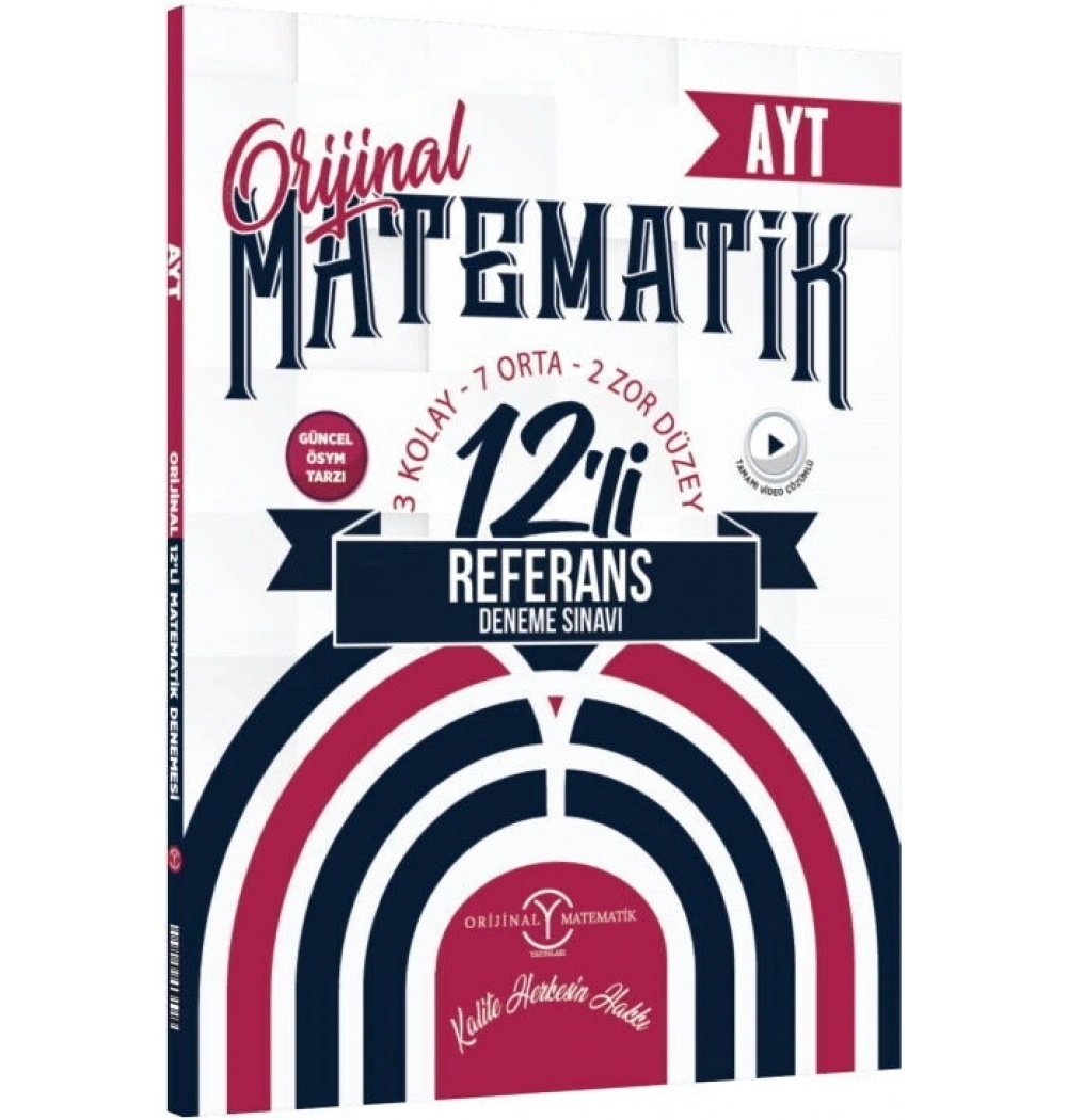 Orijinal Ayt Matematik 12 li Referans Deneme Sınavı